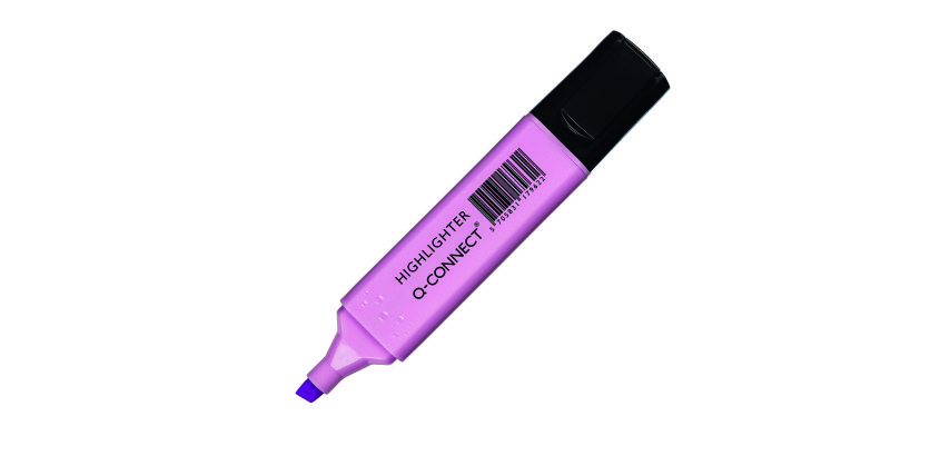 Subrayador Fluorescente Pastel Q-Connect