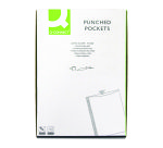 Fundas multitaladro de polipropileno extra liso 80 micras Folio Qconnect - Caja de 100