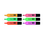 Subrayador Fluorescente Pastel Q-Connect- Estuche de 6