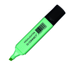 Subrayador Fluorescente Pastel Q-Connect color azul