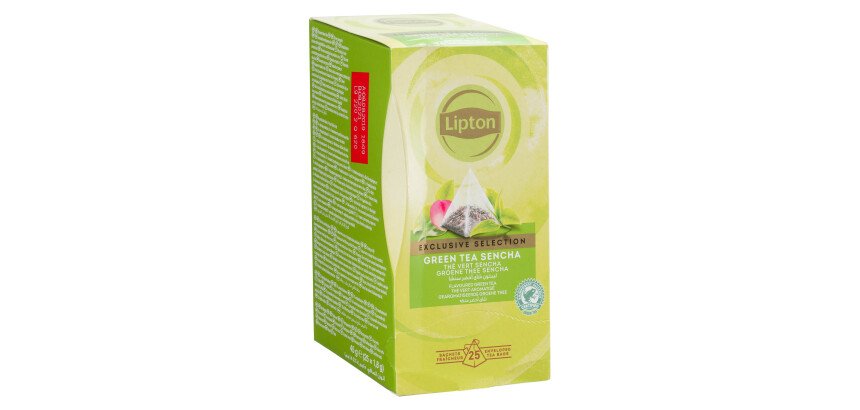 Thé vert Sencha Lipton - Boîte de 25 sachets pyramides