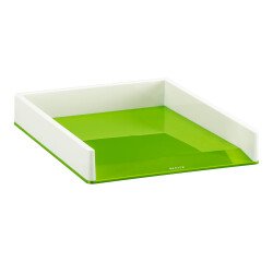 Corbeille à courrier Wow Dual Leitz vert