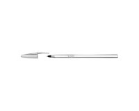 Bolígrafo Bic Cristal Shine color plata-negro
