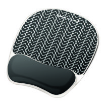 alfombrilla de ratan fellowes gel chevron