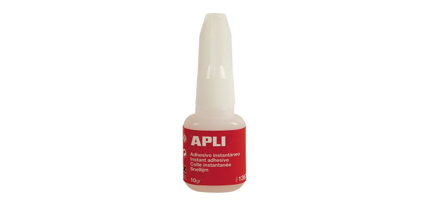 Pegamento instantaneo con pincel Apli 10 g