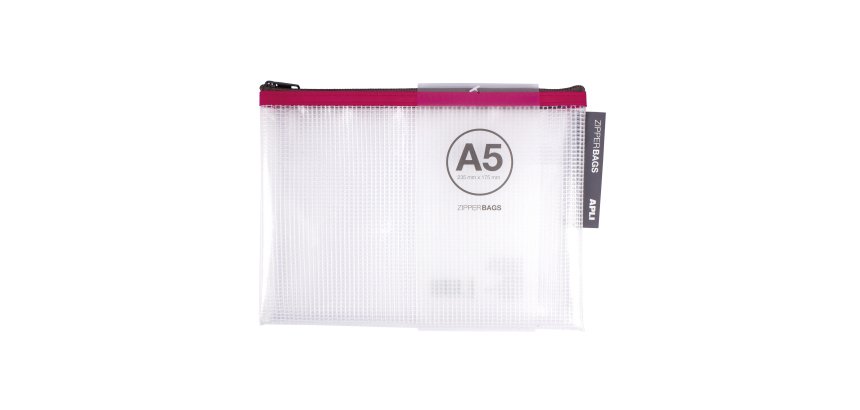 Bolsa Zipper bag A5 235 x 175 mm Apli 