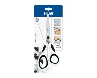 Tijeras de punta grip MILAN 20,5 cm blanco
