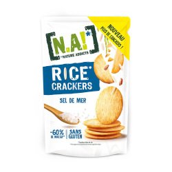 Rice crakers sel de mer, sans gluten N.A! - Sachet de 85 g