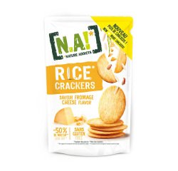 Rijstcrackers met kaassmaak, glutenvrij N.A! - Zak van 85 g