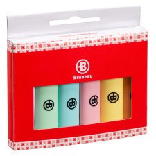 Marker Bruneau assortiment pastel colors - sleeve of 6