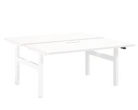 Pôle de 2 bureaux assis-debout Ergomaxx réglage électrique en hauteur avec top access