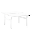 Isle 2 adaptable desks white Ergomaxx W 120 cm 