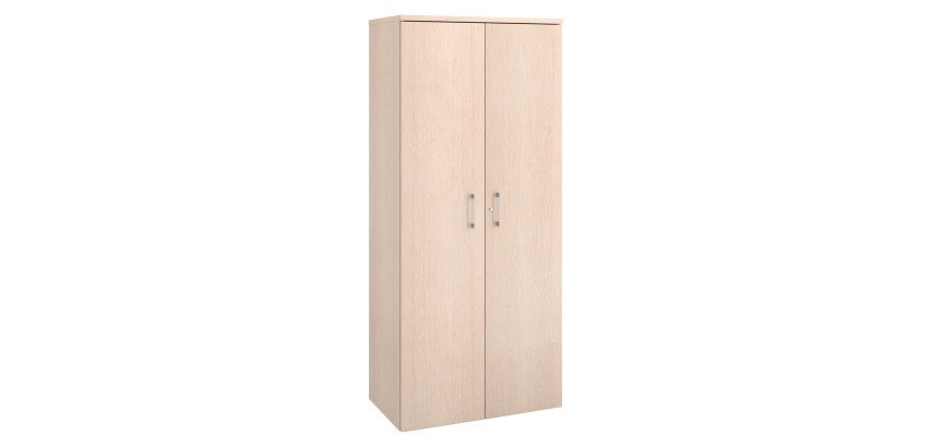 Hoher Schrank Holz H 182 x B 80 cm Ecla 