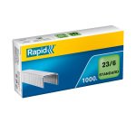 Grapas Rapid 23/6 galvanizada Caja de 1000