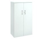Armoire mi-hauteur bois H 136 x L 80 cm avec portes battantes - Arch