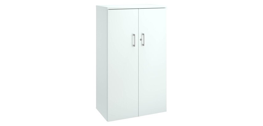 Armoire mi-hauteur bois ECLA H 136 x L 80 cm