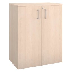 Low cabinet wood Ecla H 100 x W 80 cm