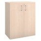 Armoire comptoir bois ECLA H 100 x L 80 cm à portes battantes