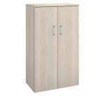 Armoire mi-hauteur bois ECLA H 136 x L 80 cm