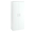 Armoire haute bois H 182 x L 80 cm avec portes battantes - Arch