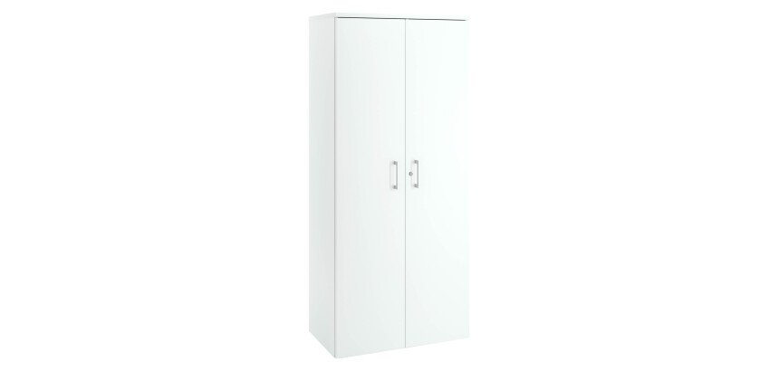 Armoire haute bois H 182 x L 80 cm avec portes battantes - Arch