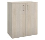 Low cabinet wood Ecla H 100 x W 80 cm