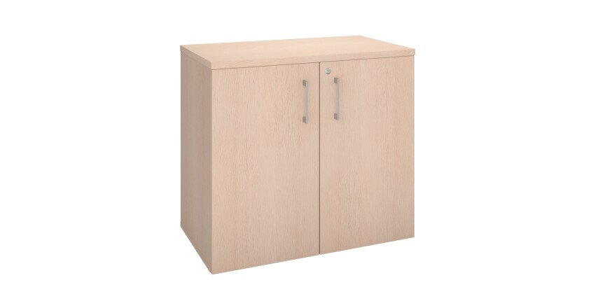 Armoire basse bois ECLA H 73 x L 80 cm