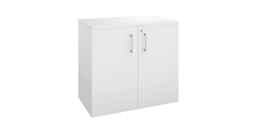 Armoire basse H 73 x L 80 cm avec portes battantes - Arch