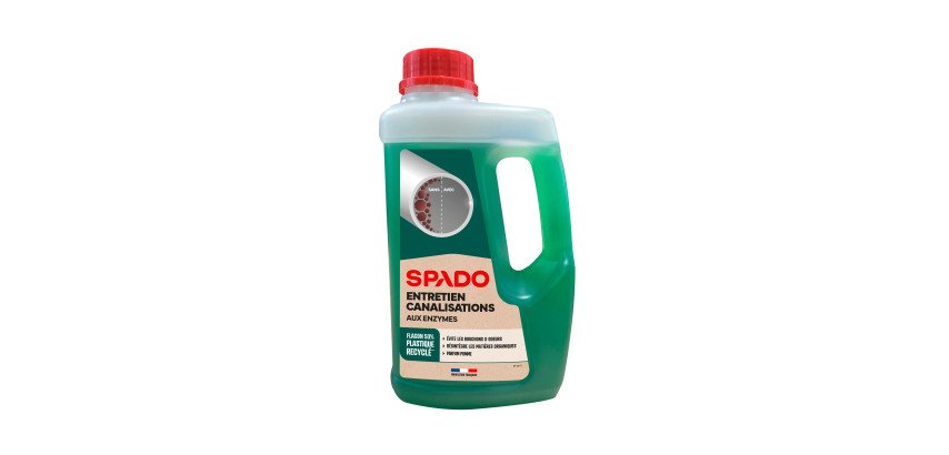 Entretien canalisations Spado biologique - Flacon de 1 L