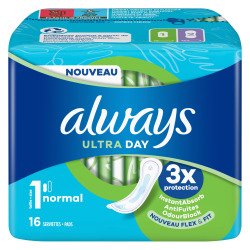 Sanitary pads Always new technology 'Instant dry' Ultra Normal - pack of 16