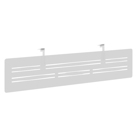 Panel de fondo metálico para mesa Ecla 180 cm Blanco