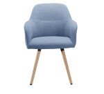 Fauteuil Bruneau Léon - Tissu - Pieds bois