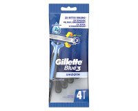 Maquinillas desechables Blue III Smooth Gillette - paquete de 4
