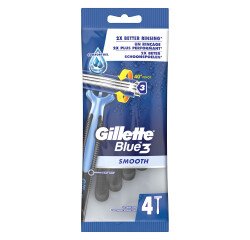 Maquinillas desechables Blue III Smooth Gillette - paquete de 4