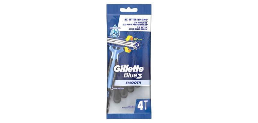Rasoirs jetables blue3 Gillette - Sachet de 4