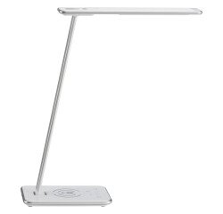 Lampe de bureau Led intégrée Bari - Aluminor - 10,9 W - Chargeur Qi