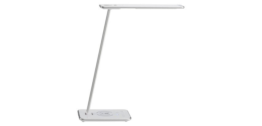 Desk lamp with integrated led Bari - Aluminor - 13,7 W - Qi charger