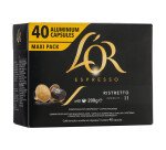 Cápsulas de café L'Or Ristretto - Caja de 40