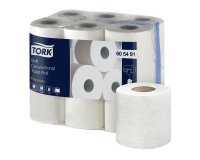 Papel higiénico doméstico Tork Premium doble capa 22,9m - paquete de 12 rollos 
