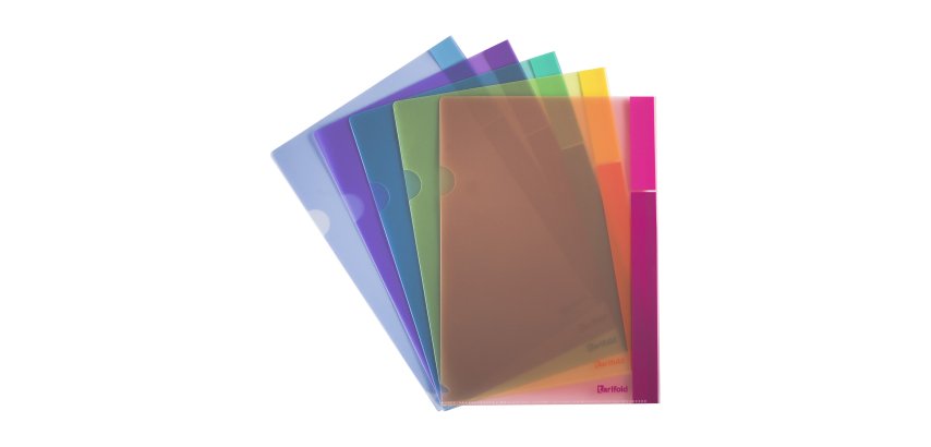 Aktenhüllen Color Collection Tarifold A4 Polypropylen 18/100e verschiedene Farben - Pack von 24