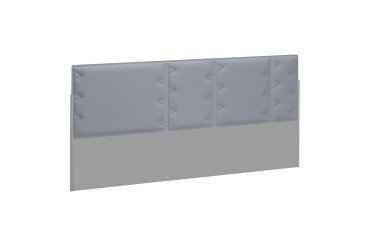 Panneau acoustique pour pôle de bureaux Ergomaxx gris clair L 160 cm