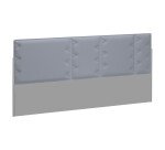 Panneau acoustique gris clair L 160 x H 70 cm pour pôle de bureaux Up & Up