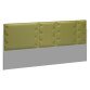 Acoustic panel green for isle of desks Ergomaxx W 160 cm 