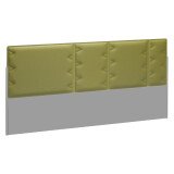 Panneau acoustique vert L 160 x H 70 cm pour pôle de bureaux Up & Up