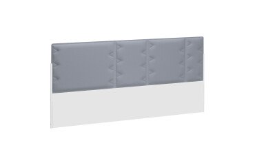 Acoustic panel light grey for isle of desks Ergomaxx W 160 cm 
