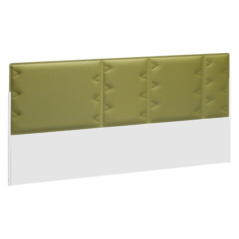 Acoustic panel green for isle of desks Ergomaxx W 160 cm 