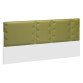 Acoustic panel green for isle of desks Ergomaxx W 160 cm 