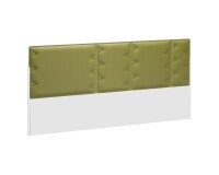 Akoestische schermwand voor eiland werkposten Ergomaxx groen B 160 cm