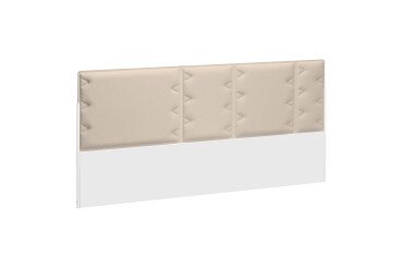 Akustische Abschirmwand für Insel von Arbeitstischen Ergomaxx beige B 160 cm 