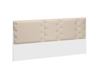 Acoustic panel beige for isle of desks Ergomaxx W 160 cm 